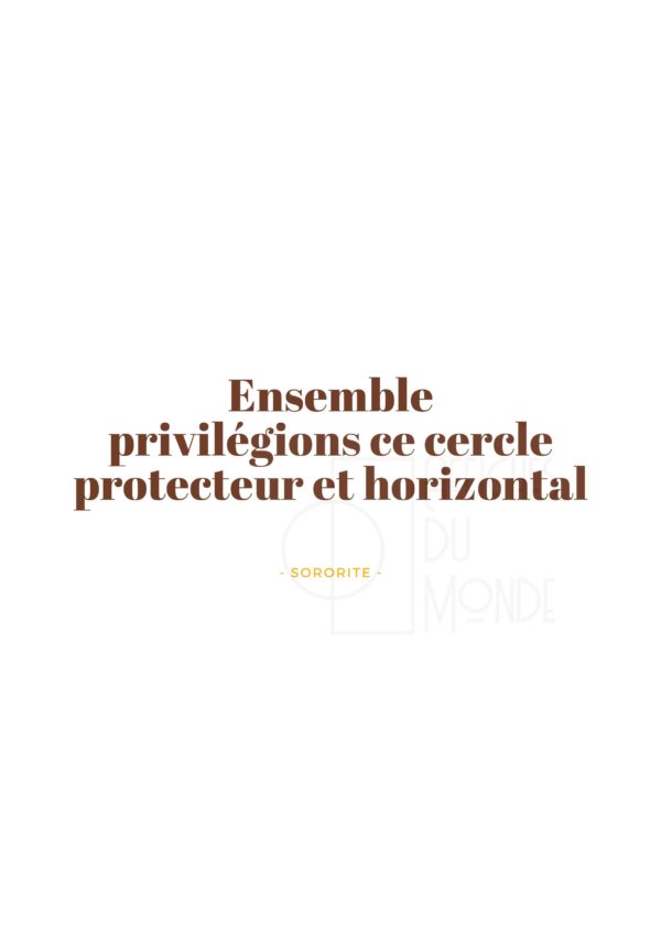 ensemble privilégions de cercle protecteur